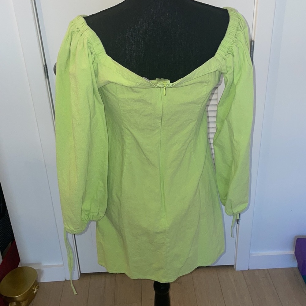 ASOS Drawstring Mini Dress Size 10 - Picture 5 of 9